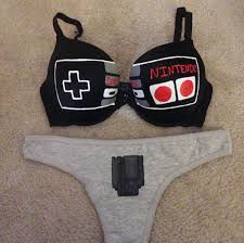 Video Game Controller Bra Spicy Nerd Video Game Controller Video Game Bra