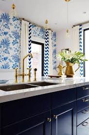 Pin By Leedy Interiors Interior Des On Kitchens Blue White Kitchens Blue Kitchen Island Kitchen Inspirations