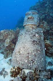 Experts have known about the bodies before, but when these images started circulating readers doubted their authenticity. Sunken Moai Easter Island Chile By Mathieu Meur In 2021 Easter Island Easter Island Statues Island