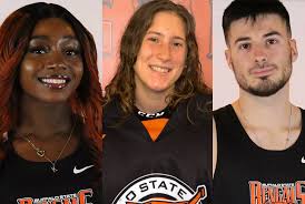 Jessica Auge, Makhia Laster, and Collin Snyder named Buffalo State Bengal  Athletes of the Week