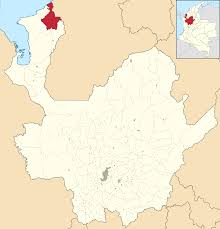 «tenemos actividad en un volcán de una vereda con lava, ceniza y todo lo que emite. Arboletes Wikipedia