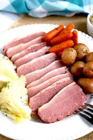 Amount per serving (4 oz). Pressure Cooker Corned Beef And Cabbage Lemon Blossoms