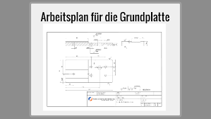 Der arbeitsplan ist eine tabellarische übersicht über die arbeitsschritte vom aktuellen stand der dissertation bis zur. Arbeitsplan Fur Die Grundplatte By Mikail Aksoy