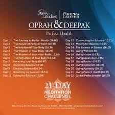 When it's overloaded with toxins from unhealthy foods, it doesn't work as well. 21 Day Meditation Challenge Perfect Health Amazon De Musik Cds Vinyl