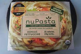 Im Super Excited To Try This Konjac Fettuccine It S Made From Konjac Root Which Is Ground Into Flour Best Of All Zero Carbs Low Calorie Pasta Food Konjac