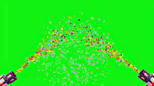 Continuous Confetti Blast Effect Green Screen Effects Green Screen Background Images Green Screen Backgrounds Green Screen Video Backgrounds