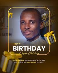 Happy birthday 🎂 to our beloved Bro. Prince Adeyinka Adebowale We pray for  continued enlargement and satisfaction in all areas of your life, and may  Grace of God be released upon you