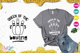 Free corn vector download in ai, svg, eps and cdr. Queen Of The Bowling Svg Graphic By Cute Files Creative Fabrica
