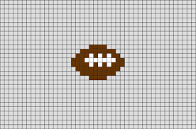 Download the vector logo of the rugby top 14 brand designed by coudon interactive in adobe® illustrator® format. Rugby Ball Pixel Art Grille Pixel Art Animaux De Point De Croix Dessin Petit Carreau