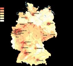 It is in the middle part of the state and is considered to be the its population of 575,944 (2013) makes it the 8th largest city in germany. Germany Population Map Vector World Maps