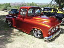 Image result for Flame Red 1955 GMC