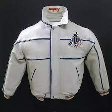 Fubu Bombardero Chaqueta De Cuero F99001 Edicion Limitada Ebay Leather Bomber Jacket Leather Jacket Jackets
