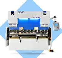 Máquina dobladora de placa de acero pequeña de fábrica GENUO, sistema de  Control CNC, freno de prensa hidráulica de Panel de Metal
