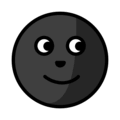 What does the black moon emoji mean. New Moon With Face Emoji