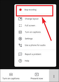 Once opened, go to option to make some basic and advance settings for your recording. How To Record Meeting In Google Meet 2021