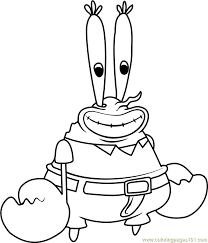 Pintables, coloring sheets, photos, free coloring books and printable. Eugene Krabs Coloring Page For Kids Free Spongebob Squarepants Printable Coloring Pages Online For Kids Coloringpages101 Com Coloring Pages For Kids