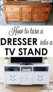 How To Turn A Dresser Into A Tv Stand Diy Two Twenty One Furniture Makeover Diy Furniture Home Decor