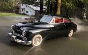 Image result for Black 1950 Mercury