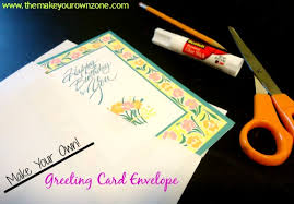 How easy it is to make all kinds of beautiful cards with personalized photos from your own computer. Make Your Own Greeting Card Envelope