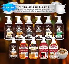 Jordan S Skinny Syrups Sugar Free Caramel Whipped Foam Topping 0 Calories Sugar Free Marshmallows Sugar Free Syrup Toppings