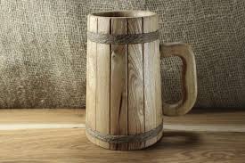 Viking Ale Cup Wooden Beer Mug Hand Made Celtic Mead Mug Etsy Wooden Beer Mug Mugs Beer Mug