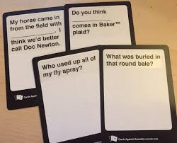 Cards against humanity has a free download for a pdf to print custom cards (e.g. Cards Against Equestrians The Horse Poor Expansion Eventing Nation Three Day Eventing News Results Videos And Commentary