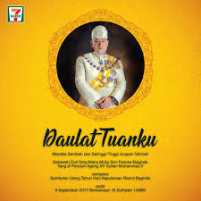 10 mei 2017 (13 syaaban 1438). Daulat Tuanku Merafak Sembah Dan 7 Eleven Malaysia Facebook