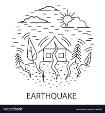 Earthquake Natural Disaster Royalty Free Vector Image Sponsored Disaster Natural Earthquake Royalty Ad Natural Disasters Vector Free Earthquake