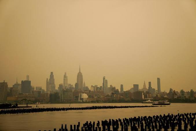 NYC air quality reaches unhealthy 'Level Red' — after out-of-control Canadian wildfires contaminate US airspace