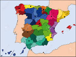 Spain political map with the capital madrid national. Detailed Map Of Spain With All Borders And Bigest Cities Royalty Free Cliparts Vectors And Stock Illustration Image 4338018