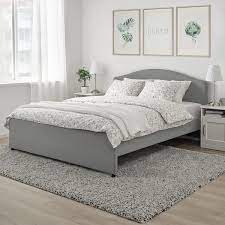 60 62 12 bett 120x200 kiefer massiv mit rollrost bett massivholz bett ideen bett. Hauga Bettgestell Gepolstert Vissle Grau 160x200 Cm Ikea Deutschland