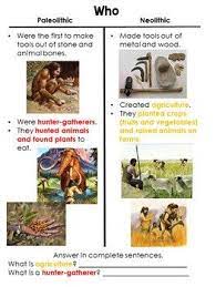 Guided Social Studies Neolithic And Paleolithic Age Ancient Civilization Activities Paleolithic Social Studies