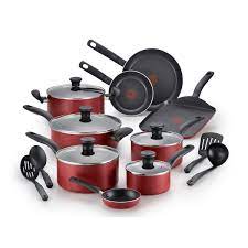 Check spelling or type a new query. T Fal Initiatives Nonstick Aluminum 18 Piece Cookware Set Cooking Utensils Reviews Wayfair