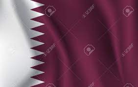 The flag is very similar to the flag of the neighbouring country bahrain, which has fewer points, a 3:5 proportion, and a red colour instead of maroon. Original And Simple Qatar Flag Isolated In Official Colors And Stock Photo Picture And Royalty Free Image Image 106445364