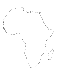 Blank map of africa created with mapsvg. Printable Map Of Africa For Students And Kids Africa Map Template