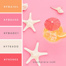 I don't want you to think i'm ungrateful for the fabulous and unusual spring weather we're having. 20 Summer Color Palettes And Hex Codes Ave Mateiu