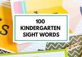 See we to a unit 2 ©jragghianti2014. 100 Kindergarten Sight Words Printable Flash Cards Paris Corporation