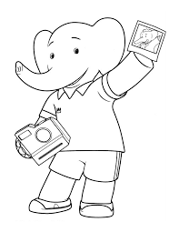 By coloring the free coloring pages, find your favorite camera. Babar For Children Babar Kids Coloring Pages