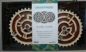 Four levels from easy to evil. Fashion Project Genius Constantin Puzzles Double Trouble Jc005 Wooden Brain Teaser For Sale Online There Are More Brands Of High Quality Goods Amcengine Com