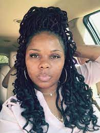 Faux Locks Styles Are Trendy Right Now New Natural Hairstyles Crochet Braids Hairstyles Faux Locs Hairstyles Cornrow Hairstyles