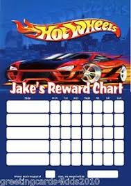 Details About Personalised Hot Wheels Reward Chart Pen With Or Without Photo