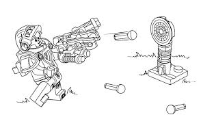 A new printable coloring page for children with lego knights figures. Lego Nexo Knights Coloring Pages