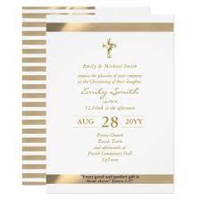 White Gold Christening Invitations With Verse Wedding Invitations Cards Custom Invitation Communion Invitations Christening Invitations First Holy Communion
