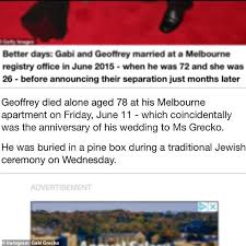 2021 cancer friends & family horoscope tighten up the radius of your inner circle…yes, cancer, just a smidge more. He Died On Our Wedding Anniversary Gabi Grecko Reflects On The Passing Of Geoffrey Edelsten Daily Mail Online