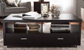 Stash coasters, remote controls, and spare chargers out of sight with this modern storage coffee table. Espresso Coffee Table With Drawers From Aed 799 A To Z Furniture
