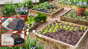 The compost helps keep the soil loose. The Best Soil Mix For Raised Bed Gardens W Recipe Agriculture Equipment Youtube