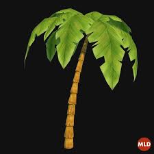 Low Poly Palm Tree Poly Palm Tree In 2020 Palm Trees Tree Hut Low Poly