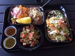 Tacos la bufadora irwindale fish taco sundays. Fried Fish Taco And Two Shrimp Taco Combo Plate Picture Of La Bufadora Baja Grill Riverside Tripadvisor