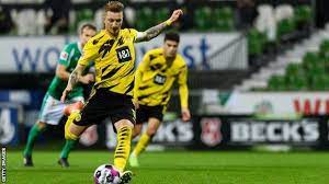 Watch full highlights between borussia dortmund vs. Werder Bremen 1 2 Borussia Dortmund Marco Reus Goal Seals Victory For Visitors Bbc Sport