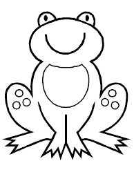 Black And White Outline Cartoon Black And White Outline Frog Clipart Picture Of Frog To Color Frog Coloring Pages Preschool Coloring Pages Animal Coloring Pages